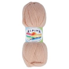 Пряжа Alpina "KLEMENT" 80% альпака, 20% мериносовая шерсть №24 персиковый - 4 мотка по 50 г