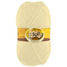 Пряжа Adelia "NATALI" 100% акрил №02 желтый - 10 мотков по 50 г
