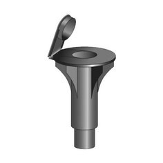 Гнездо для установки сушилки в бетон, 50мм, "Barabantia" черный270246 Brabantia