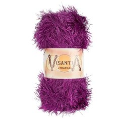 Пряжа Visantia "TRAFKA" 100% полиэстер №0031 сиреневый - 5 мотков по 100 гр