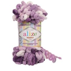 Пряжа Alize Puffy Color (5923) 5 шт.