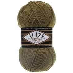 Пряжа Alize Superlana Classic (345 хаки) 5 шт.