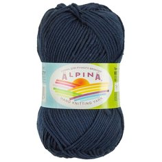 Пряжа Alpina Misty, 70% хлопок, 30% шерсть, 10*50 г, 105 м+-5 м, №05, синий