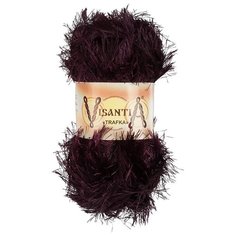 Пряжа Visantia Trafka, 100% полиэстер, 5*100 г, 150 м+-3 м, №0027, темно-бордовый