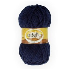Пряжа Adelia Rada, 100% акрил, 10*100 г, 80 м+-4 м, №054, темно-фиолетовый