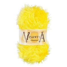 Пряжа Visantia Trafka, 100% полиэстер, 5*100 г, 150 м+-3 м, №0057, ярко-желтый