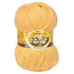 Пряжа Adelia Rachel, 90% шерсть, 10% полиэстер, 5*100 г, 400 м+-15 м, №03, желтый
