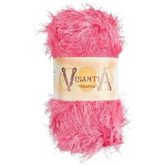 Пряжа Visantia Trafka, 100% полиэстер, 5*100 г, 150 м+-3 м, №0016, розовый
