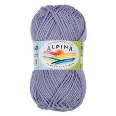 Пряжа Alpina Margo, 100% мериносовая шерсть, 10*50 г, 75 м+-4 м, №21, светло-сиреневый
