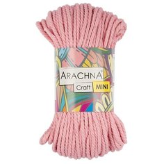 Пряжа ARACHNA Craft Mini, 75% хлопок, 25% фибра, 3*94,1 г, 30,48 м, №04, розовый