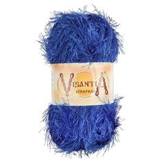 Пряжа Visantia Trafka, 100% полиэстер, 5*100 г, 150 м+-3 м, №0004, ярко-синий
