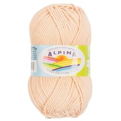 Пряжа Alpina Misty, 70% хлопок, 30% шерсть, 10*50 г, 105 м+-5 м, №11, персиковый