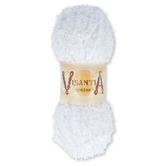 Пряжа Visantia Zikzak, 100% полиэстер, 5*100 г, 100 м+-3 м, №0001, белый