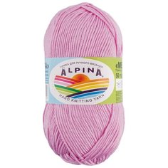 Пряжа Alpina Melissa, 95% вискоза, 5% кашемир 10*50 г, 125 м+-6 м, №17, сиреневый