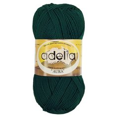Пряжа Adelia Aura, 100% акрил, 10*50 г, 250 м+-5 м, №091, темно-зеленый