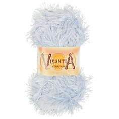 Пряжа Visantia Trafka, 100% полиэстер, 5*100 г, 150 м+-3 м, №0095, светло-серый