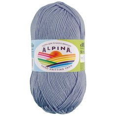 Пряжа Alpina Melissa, 95% вискоза, 5% кашемир, 10*50 г, 125 м+-6 м, №16, светло-синий
