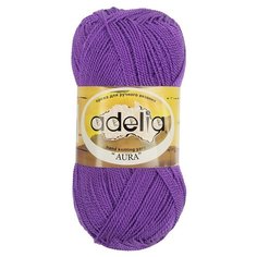 Пряжа Adelia Aura, 100% акрил, 10*50 г, 250 м+-5 м, №069, сиреневый
