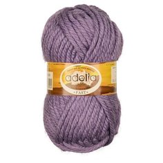 Пряжа Adelia Fast, 78% акрил, 22% шерсть, 3*150 г, 45 м+-2 м, №04, фиолетовый