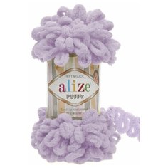 Пряжа для вязания Alize Puffy, цвет 27, 9м 100гр, 5 мотков