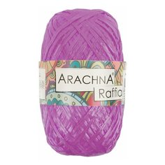 Пряжа Raffia (5 мотков)., 50 гр., 200м., ARACHNA, №30 т.розовый