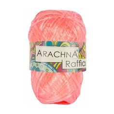 Пряжа Raffia (5 мотков)., 50 гр., 200м., ARACHNA, №11 св.красный