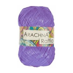 Пряжа Raffia (5 мотков)., 50 гр., 200м., ARACHNA, №29 сиреневый