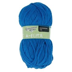 Набор пряжи Семёновская пряжа A-elita, 10*100 г, 781 м, 0131 яркий синий/мадонна