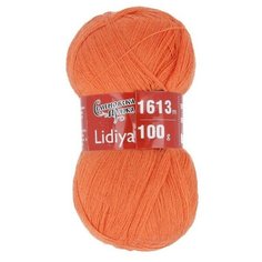 Набор пряжи Семёновская пряжа Lidiya, 10*100 г, 1613 м, 0670 морковь
