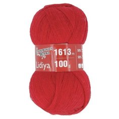 Набор пряжи Семёновская пряжа Lidiya, 10*100 г, 1613 м, 0171 гвоздика