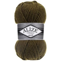 Пряжа Alize Superlana Maxi (214 оливковый) 5 шт.