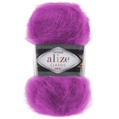 Пряжа Alize Mohair Classic (260 орхидея) 5 шт.