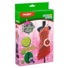 Набор для лепки из теста Paulinda "Fashion style", красный