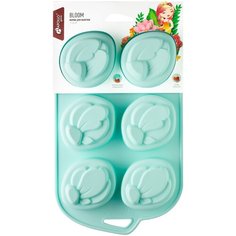 Форма для выпечки APOLLO genio "Bloom" бирюзовый