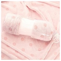 Плед-покрывало "Горох", 100х140 см, розовый Baby Nice