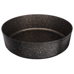 Форма для запекания Agness Премиум Черное золото круглая 28х8 см трехслойное покрытие Granit, Pfoa Free (936-709)