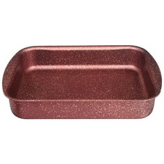Форма для запекания Agness Премиум Red Queen прямоугольная 35х26х6,5 см, трехслойное покрытие Granit, Pfoa Free (936-724)