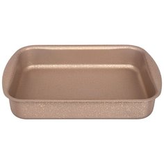 Форма для запекания Agness Премиум Экселент прямоугольная 30х22х6 см, трехслойное покрытие Granit, Pfoa Free (936-749)