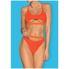 Раздельный женский купальник Miamelle, оранжевый, M, Obsessive