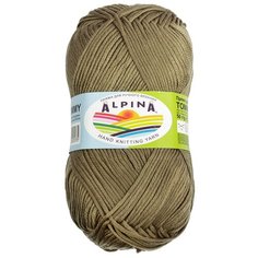 Пряжа Alpina Tommy, 100% микнес, 10*50 г, 138 м+-7 м, №034, оливковый