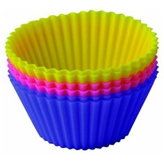 Набор форм для выпечки силиконовых "Тарталетки", 7x3,5 см (6 штук) Regent Inox