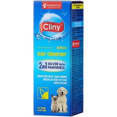 Лосьон Cliny (Neoterica) очищающий для ушей для кошек и собак 50 мл