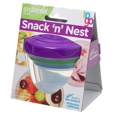 Sistema Набор контейнеров To Go 21483, фиолетовый