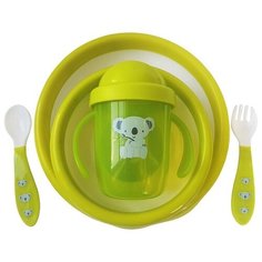Набор детской посуды (цвет: зеленый) Uviton