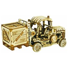 Сборная модель Wood Trick Вилочный погрузчик с контейнером-копилкой (1234-17)