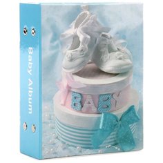Фотоальбом Veld co 75431 100ф 10X15см baby shoes