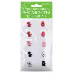 Набор декоративных элементов из акрила "Медвежата №25 " Альт