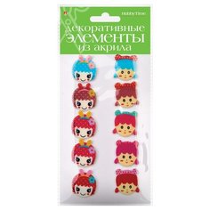 Набор декоративных элементов из акрила "Животные №30" Альт