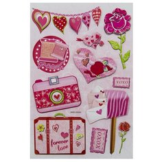 HMSV-5004A Наклейки 3D Романтическое путешествие АЙРИС пресс