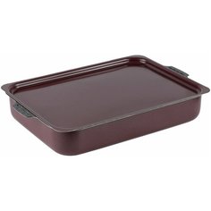 Противень Калитва Кружево, 23*30 см, с крышкой , 2 ручки